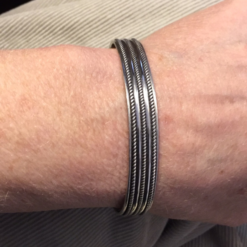Sterling cuff bracelet